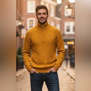 MANSWORLD mustard pullover size XL